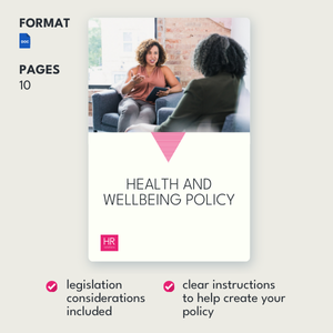 Health and Wellbeing Policy