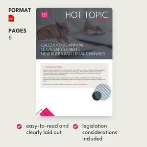 Hot Topic - Calculating Annual Leave Entitlement: New Rules and Legal Changes