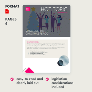 Hot Topic - Managing the Christmas Period