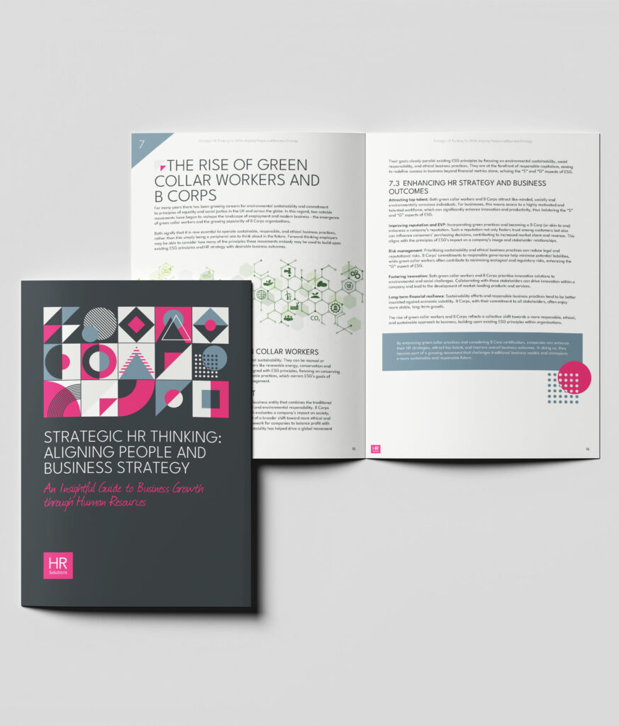 Example pages of Strategic HR Thinking Whitepaper