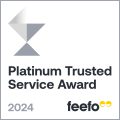 Feefo Platinum Trusted Service Award